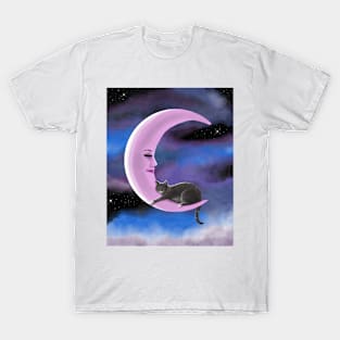 Cat 661 Pink Moon T-Shirt